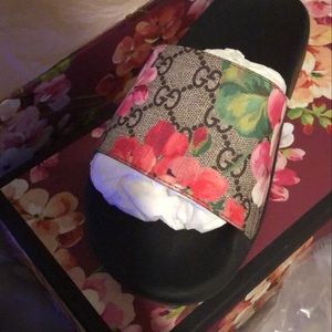 Gucci Floral Slides